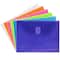 JAM Paper 5.5" x 7.5" Plastic Hook & Loop Closure Envelopes, 6ct.